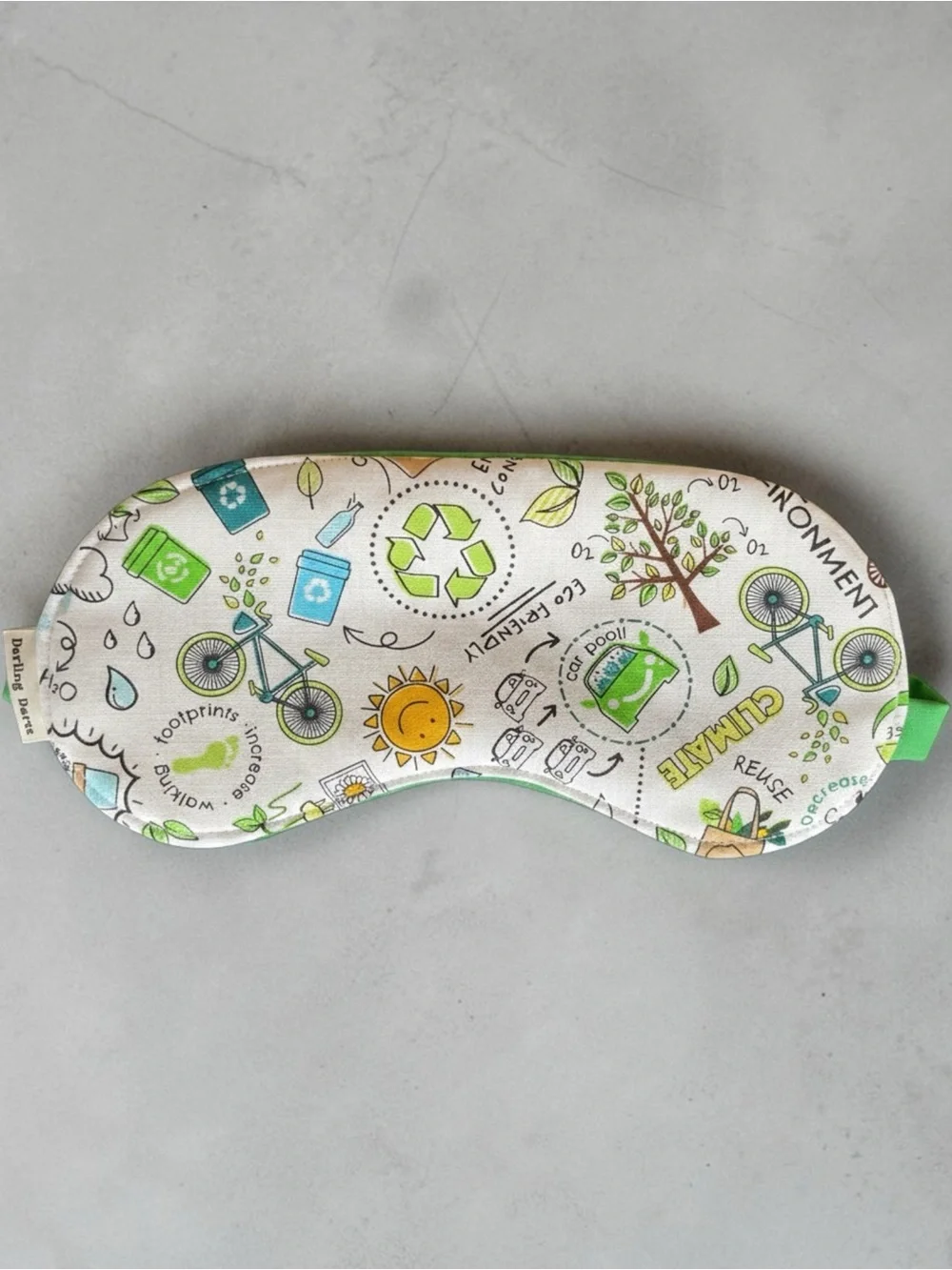 Save the Planet Eco Friendly Theme Kids Sleep Mask